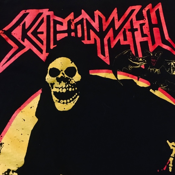 SKELETONWITCH Witch Curse Of the Dead Punk Metal T - Picture 6 of 8